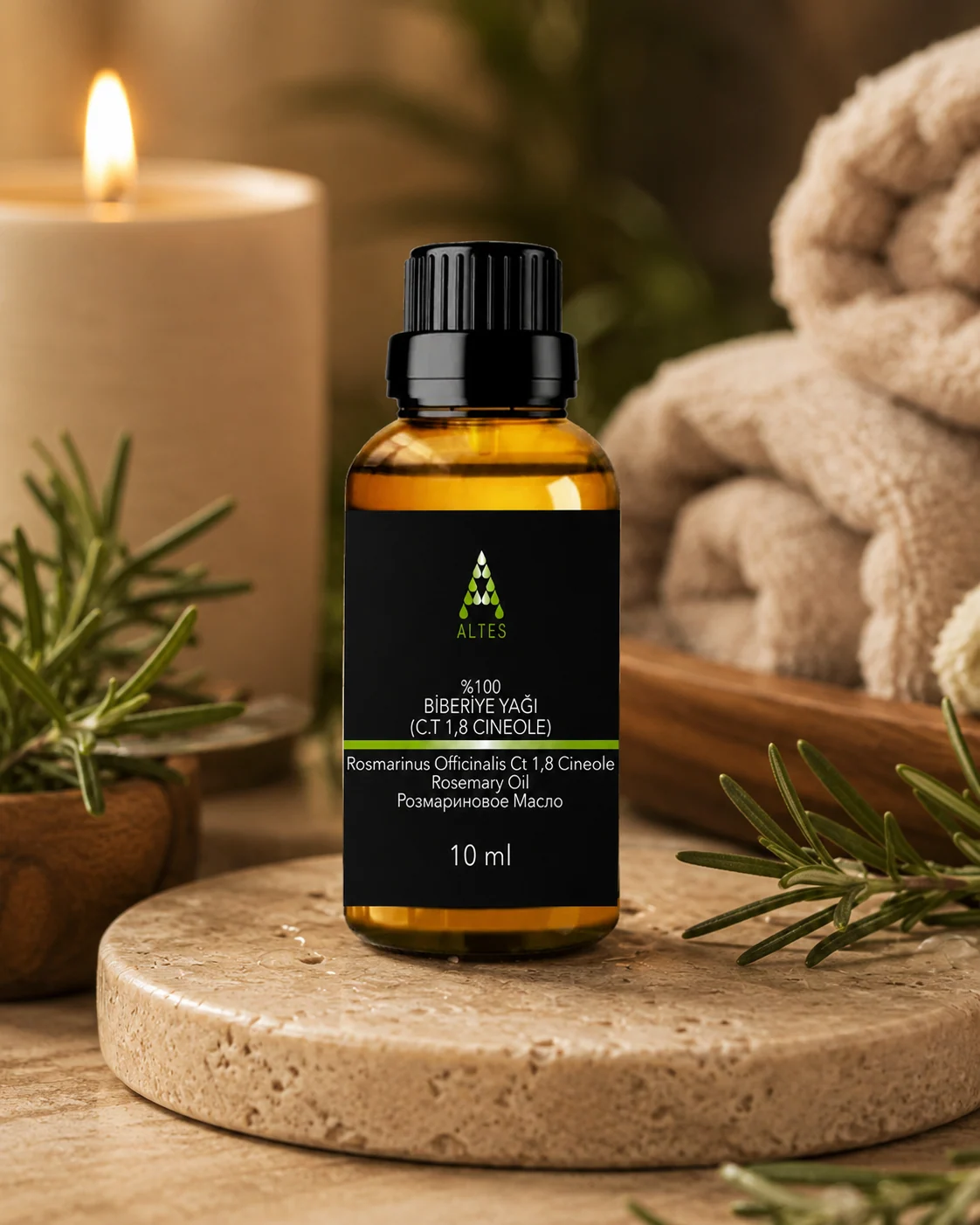 Biberiye Uçucu Yağı 10 ml – %100 Saf ve Doğal