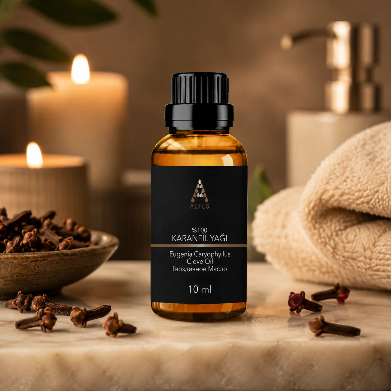 Karanfil Uçucu Yağı 10 ml – %100 Saf ve Doğal