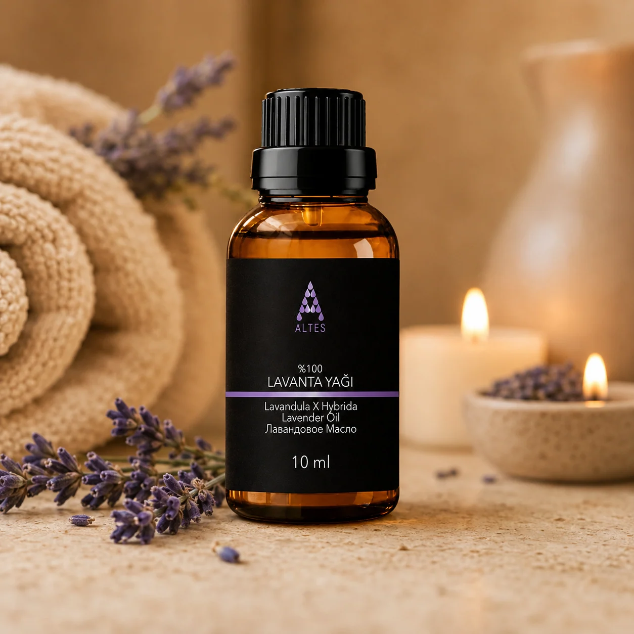 Lavanta Uçucu Yağı 10 ml – %100 Saf ve Doğal