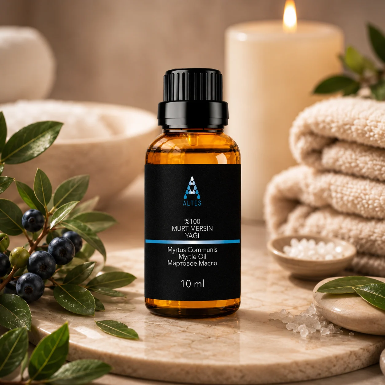 Murt Uçucu Yağı 10 ml – %100 Saf ve Doğal